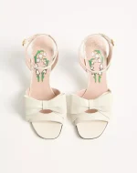 Valentino Bowow Sandal In Kidskin 95Mm - Image 5